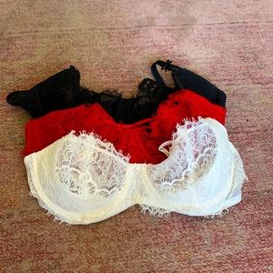 Bundle of 3 Lace Bras